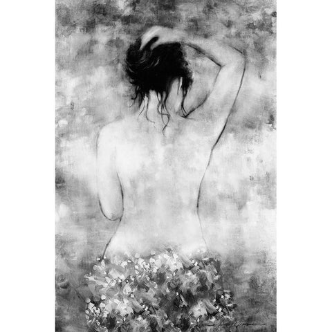 Morning Reflections White Modern Wood Framed Art Print by Orme, E. Anthony