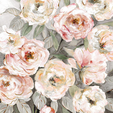 Bold Garden Black Modern Wood Framed Art Print with Double Matting by Robinson, Carol