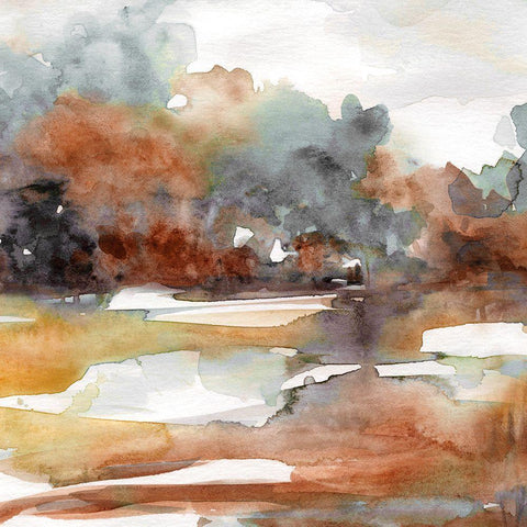 Sandstone and Sediment I Black Modern Wood Framed Art Print with Double Matting by Robinson, Carol