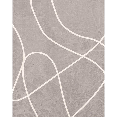 Fissures I Gold Ornate Wood Framed Art Print with Double Matting by Santiago, Daniela
