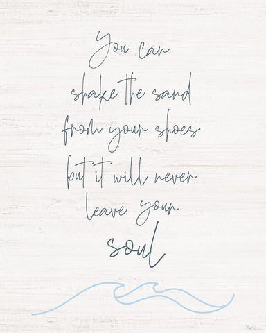 Shake the Sand Black Ornate Wood Framed Art Print with Double Matting by Carpentieri, Natalie