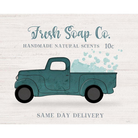 Fresh Soap White Modern Wood Framed Art Print by Carpentieri, Natalie