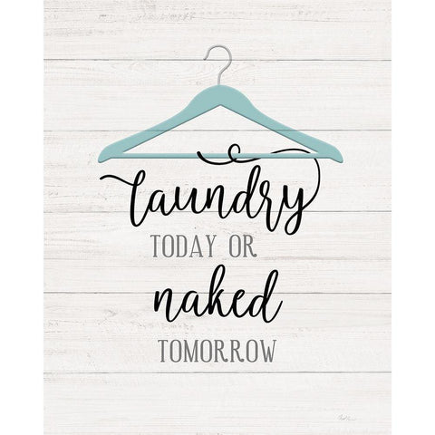 Naked Tomorrow Black Modern Wood Framed Art Print with Double Matting by Carpentieri, Natalie