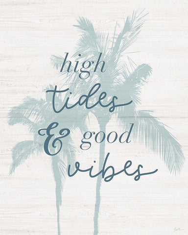 High Tides Black Ornate Wood Framed Art Print with Double Matting by Carpentieri, Natalie