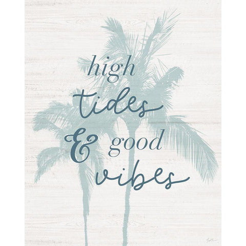 High Tides Black Modern Wood Framed Art Print by Carpentieri, Natalie
