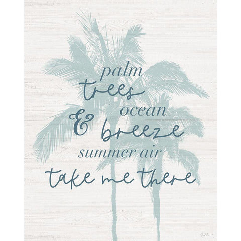 Take Me There White Modern Wood Framed Art Print by Carpentieri, Natalie