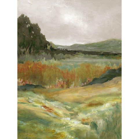 Afternoon Expanse Gold Ornate Wood Framed Art Print with Double Matting by Robinson, Carol