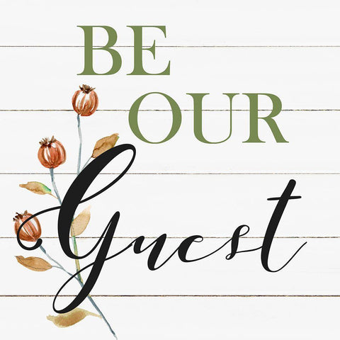 Feeding Friends II Black Modern Wood Framed Art Print by Robinson, Carol