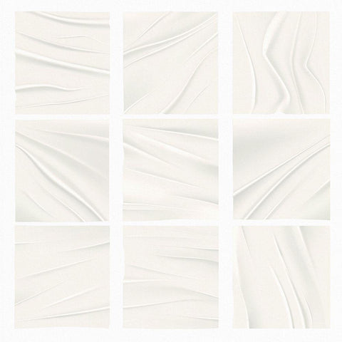 Soft Folds White Modern Wood Framed Art Print by Jill, Susan