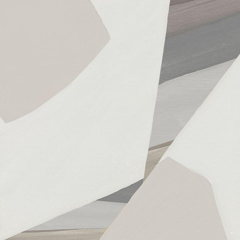 Soft Desert Shadows I White Modern Wood Framed Art Print by Jill, Susan