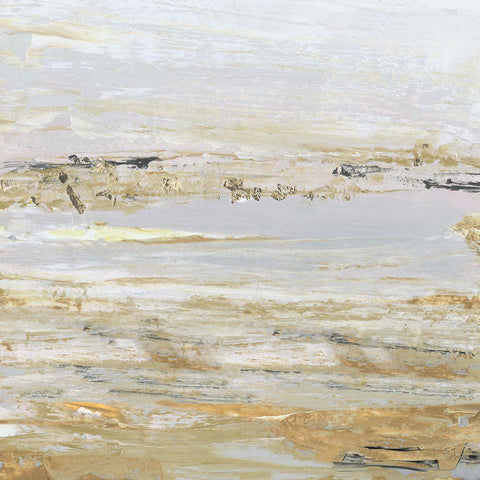 Valley Overlook Gold Ornate Wood Framed Art Print with Double Matting by Jill, Susan