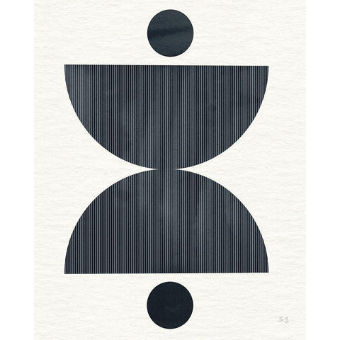 Eclipse II Gold Ornate Wood Framed Art Print with Double Matting by Jill, Susan