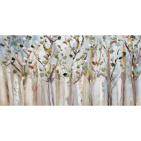Spring Day Black Modern Wood Framed Art Print by Jill, Susan