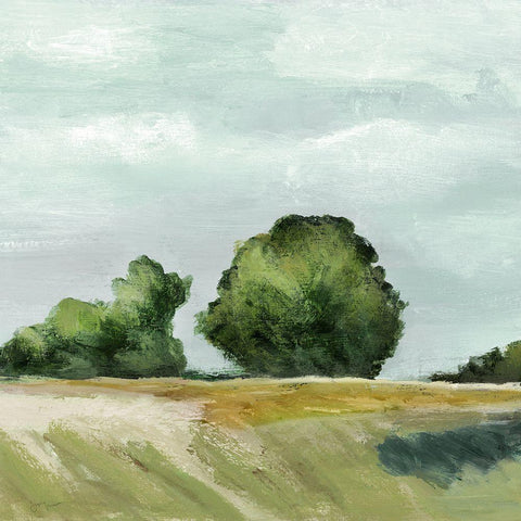 Ridgeline Vintage I Gold Ornate Wood Framed Art Print with Double Matting by Tava Studios