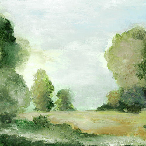 Ridgeline Vintage Gold Ornate Wood Framed Art Print with Double Matting by Tava Studios