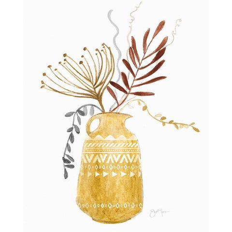 Sunset Meadow Picks I Black Modern Wood Framed Art Print with Double Matting by Tava Studios