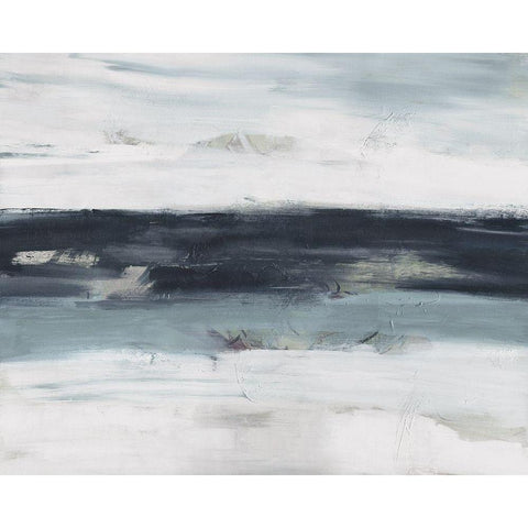 Above Us Black Modern Wood Framed Art Print with Double Matting by Shapiro, Judith