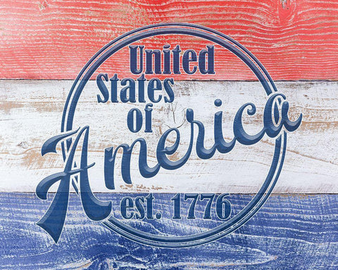 Est. 1776 Black Ornate Wood Framed Art Print with Double Matting by CAD Designs