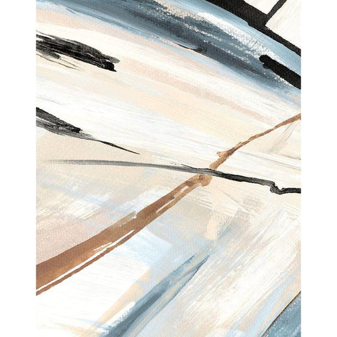Dancing Wind Revisit II White Modern Wood Framed Art Print by Jill, Susan