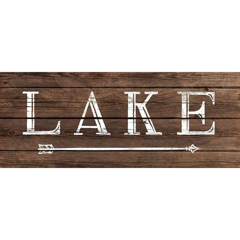 To the Lake Gold Ornate Wood Framed Art Print with Double Matting by CAD Designs