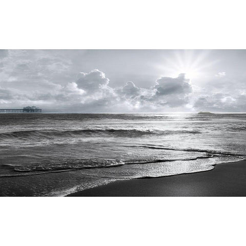 Eastern Winds Black Modern Wood Framed Art Print with Double Matting by Calascibetta, Mike