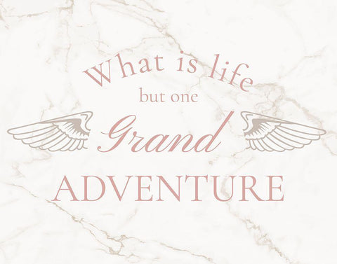 What is Life Black Ornate Wood Framed Art Print with Double Matting by Murray, Amanda