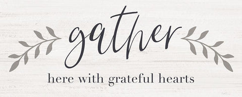 Grateful White Modern Wood Framed Art Print with Double Matting by Carpentieri, Natalie