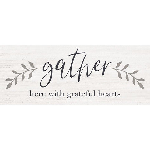 Grateful Black Modern Wood Framed Art Print by Carpentieri, Natalie