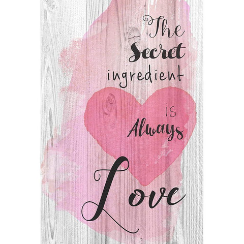 The Secret Ingredient White Modern Wood Framed Art Print by Donovan, Maria