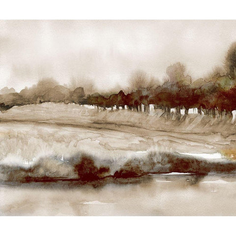 Season of Fall Black Modern Wood Framed Art Print by Robinson, Carol