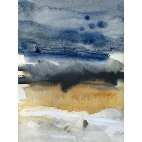 Golden Hour Shadows II White Modern Wood Framed Art Print by Jill, Susan