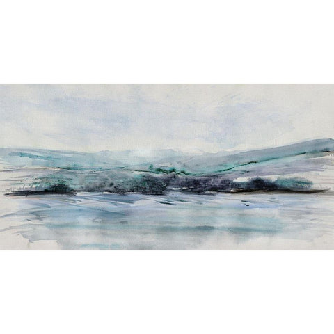 Beech Mountain Black Modern Wood Framed Art Print with Double Matting by Jill, Susan