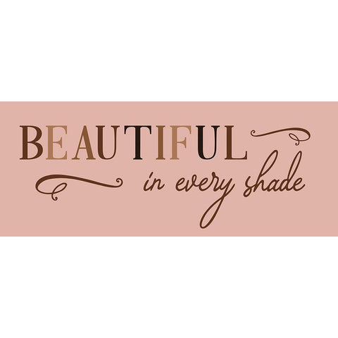 Every Shade Gold Ornate Wood Framed Art Print with Double Matting by CAD Designs