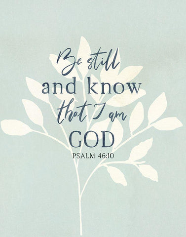 Be Still White Modern Wood Framed Art Print with Double Matting by Jill, Susan