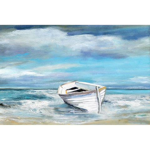 Classic Coast Black Modern Wood Framed Art Print with Double Matting by Robinson, Carol