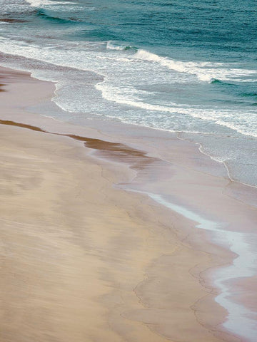 Low Tide Summer White Modern Wood Framed Art Print with Double Matting by Delimont, Danita