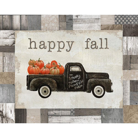 Spooky Hollow Farm Gold Ornate Wood Framed Art Print with Double Matting by Brooks, Donna