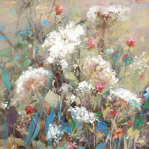 Queen Anns Garden Black Modern Wood Framed Art Print with Double Matting by Swatland, Katie