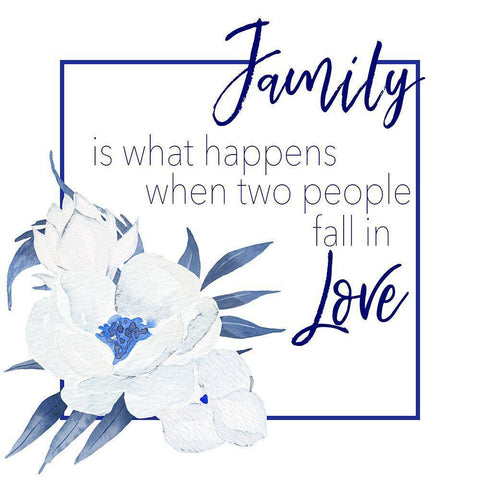 Fall In Love White Modern Wood Framed Art Print by Santiago, Daniela