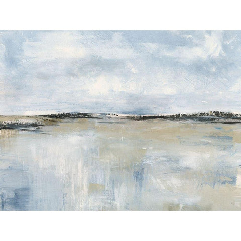 Across The Meadow Gold Ornate Wood Framed Art Print with Double Matting by Jill, Susan