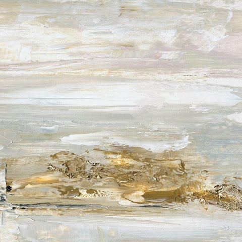 Shoreline Detail Black Modern Wood Framed Art Print by Jill, Susan