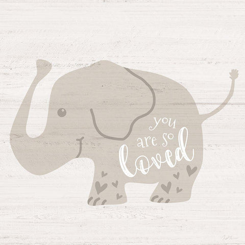 So Loved Black Modern Wood Framed Art Print by Carpentieri, Natalie