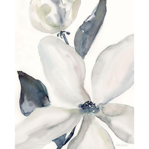 Daybreak Bloom II Black Modern Wood Framed Art Print by Brockmon, Kristen