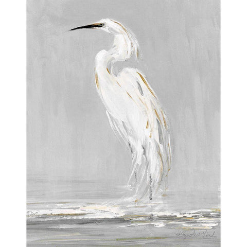 Coast Watching II White Modern Wood Framed Art Print by Swatland, Sally