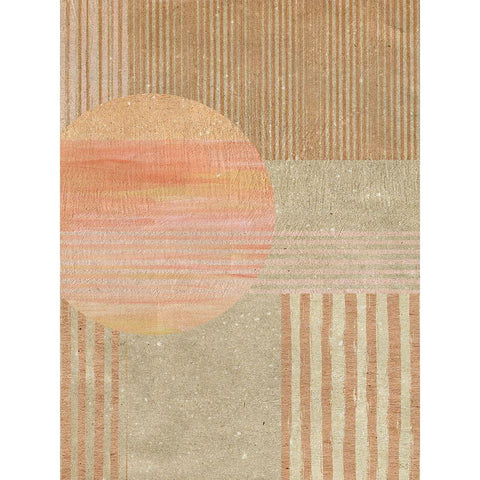 Adobe Sunrise I Black Modern Wood Framed Art Print by Jill, Susan