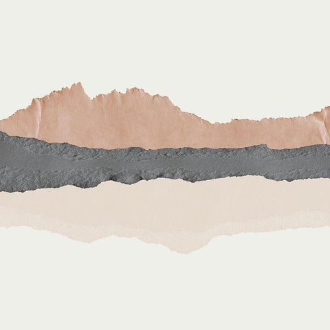 Subtle Landscape Black Modern Wood Framed Art Print with Double Matting by Santiago, Daniela