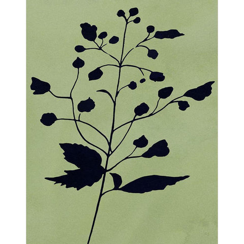 Earthly Botanical II Gold Ornate Wood Framed Art Print with Double Matting by Jill, Susan