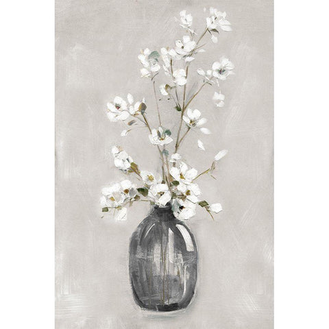 Cottage Spring I White Modern Wood Framed Art Print by Swatland, Sally