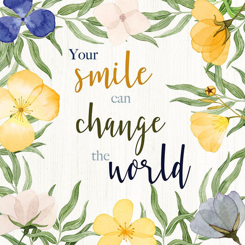 Change the World Black Ornate Wood Framed Art Print with Double Matting by Gunn, Kourtni