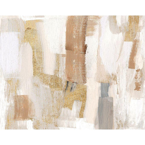 Gold Quartz I Black Modern Wood Framed Art Print by Jill, Susan